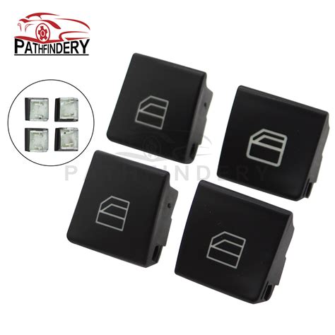 Pcs New Driver Window Switch Button Caps For Mercedes Benz Gls X