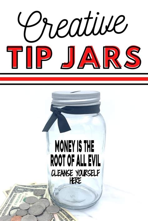 Clever Tip Jar For Collecting Tips At Your Small Business