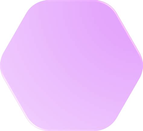 Purple Gradient Hexagon Gradient Hexagon Button 10977238 Png