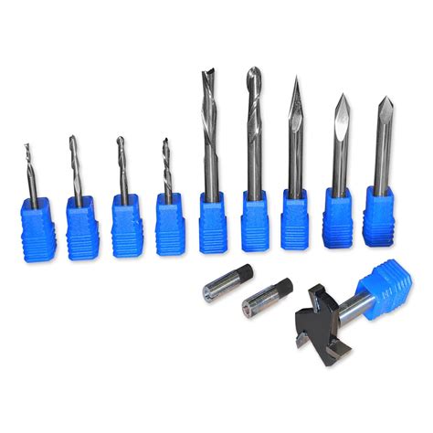 Buy IDC WoodCraft Complete Set Of Essential CNC Router Bit Set 9