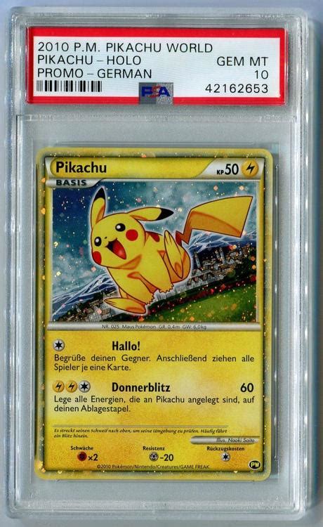 PSA 10 Pikachu World Collection DE Kaufen Auf Ricardo