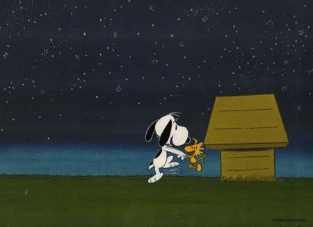 Snoopy and Woodstock happy dance