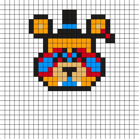 Glamrock Freddy Perler Pattern Perler Bead Pattern Bead Sprites Porn Sex Picture