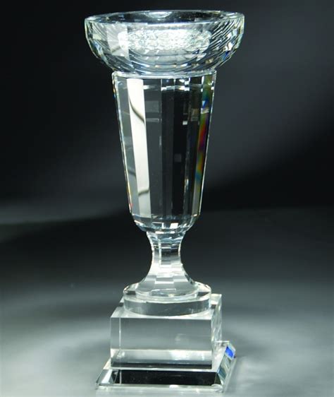 Cry13678 Crystal Trophy Cup Free Engraving And Free Shipping