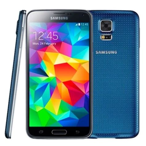 Samsung Galaxy S5 Sm G900f 16gb Electric Blue Unlocked Smartphone Ebay