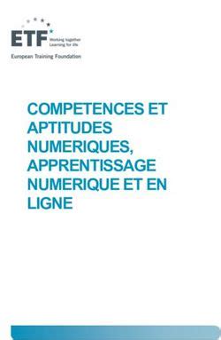 COMPETENCES ET APTITUDES NUMERIQUES APPRENTISSAGE NUMERIQUE ET EN LIGNE