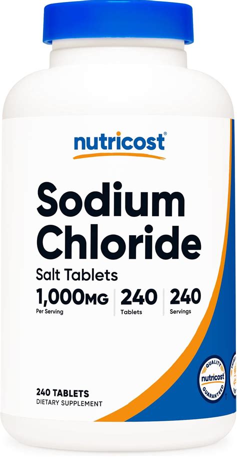 Consolidated Midland Corp Sodium Chloride Tablets 1 Gm