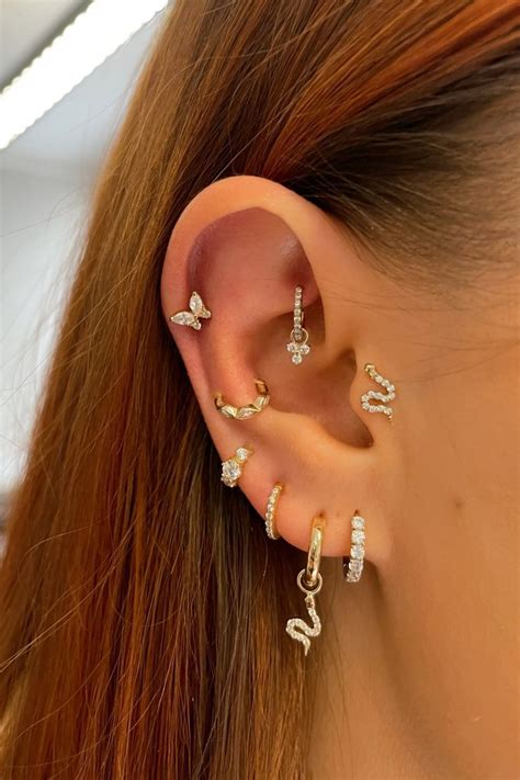 Cartilage Piercing Inspiration Helix Rook Tragus Snug High Lobe