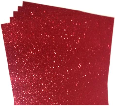 Unidades Folha De Eva Glitter Vermelho X Cm Parcelamento