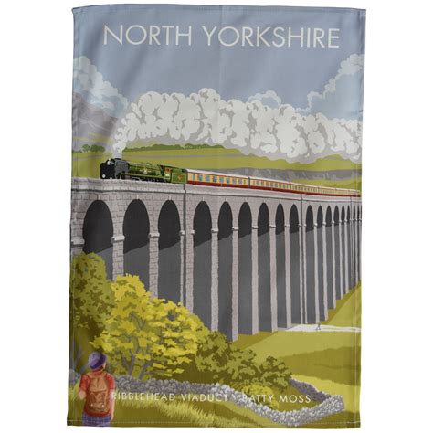 Yorkshire God's Own County Tea Towel