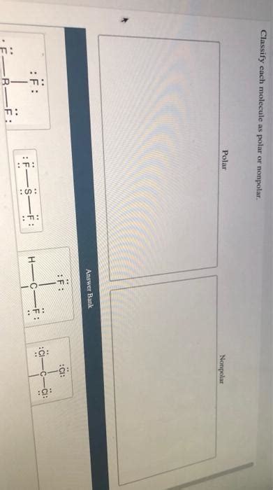 Classify Each Molecule As Polar Or Nonpolar Polar Chegg