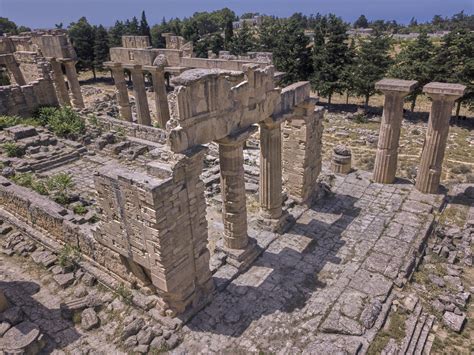 En Libye La Cité Antique De Cyrène Numérisée En 3d