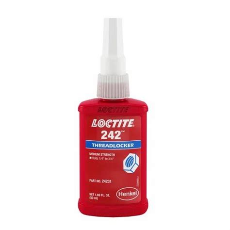 Henkel Loctite Medium Strength Threadlocker Adhesive Ml Bottle