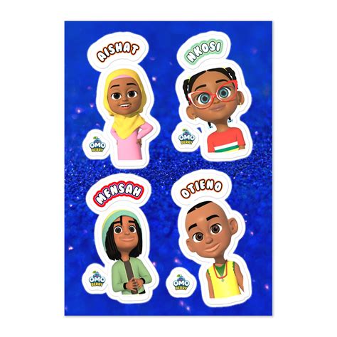 OmoBerry Characters Sticker Sheet – Omoberry