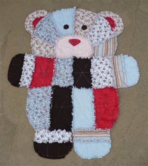 Items Similar To Bear Rag Quilt On Etsy In 2024 Rag Quilt Patterns