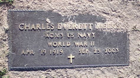 Charles Everett Meeks 1919 2003 Find A Grave Memorial