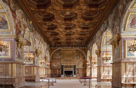 Chateau De Fontainebleau France Interiors Details Editorial Photo