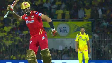 Csk Vs Pbks Last Over Today Match Videosikandar Raza Last Over Batting