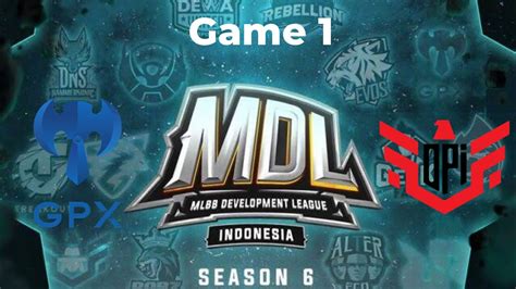 Gpx Vs Co Z Match Gpx Vs Co Z Opi Mdl Id S Week Day Youtube