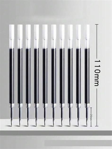 10pcs Solid Color Pen Refill, Simple Multi-purpose Pen Refill For ...