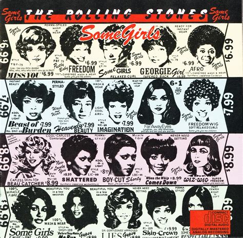 The Rolling Stones – Some Girls album art - Fonts In Use