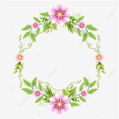 Floral Vector Photo Border Rustic Flower, Floral, Rustic, Flower PNG Transparent Clipart Image ...