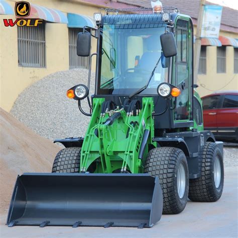 China Wolf Mini Wheel Loader With Snow Bucket China Loader And Mini