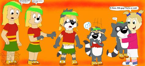 Scootch Raccoon TF TG AR by JustinandDennis on DeviantArt