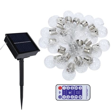 Lumi Res Solaires De Corde Guirlande Solaire Led Imperm Able