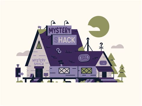 The Mystery Shack 🏡 by Jordan Jenkins on Dribbble