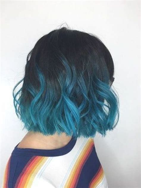 15 Black And Blue Short Hair Popular Short Blue Hair Ideas In 2019