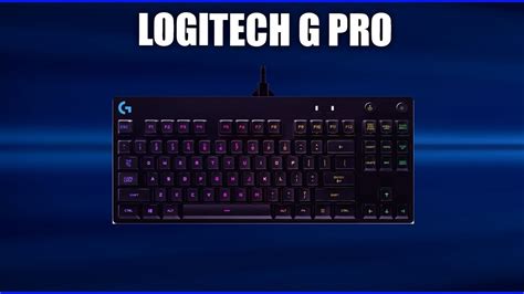 Игровая клавиатура Logitech G PRO - YouTube