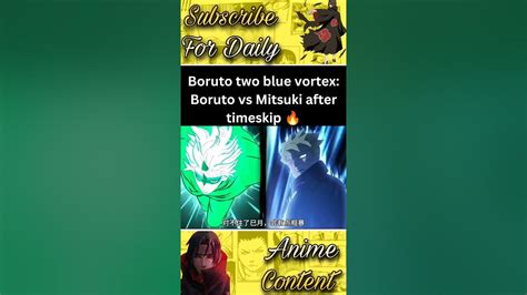 Boruto Vs Mitsuki After Timeskip 🔥 Borutotwobluevortex Borutotimeskip Borutovsmitsuki Youtube