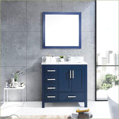 Navy Blue Bathroom Cabinets - Cabinets : Home Design Ideas ...