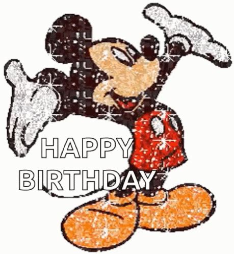 Happy Birthday Mickey Mouse GIF – Happy Birthday Mickey Mouse Sparkle – discover and share GIFs