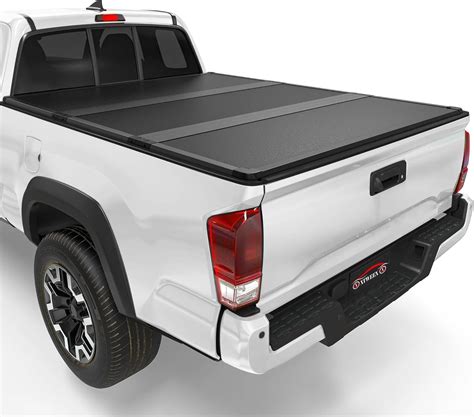 Gaomon Truck Bed Tonneau Cover Hard Folding Truck Tonneau Cover Compatible With