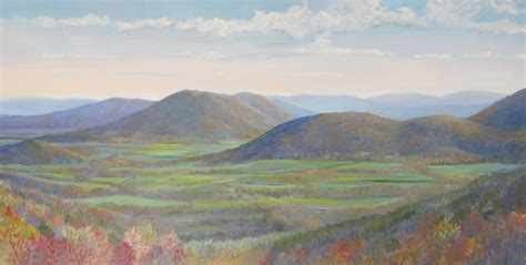 Meg West Oil Paintings Blue Ridge Parkway Va