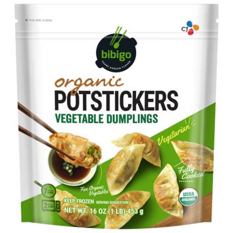 Bibigo Potstickers Organic Vegetable Dumplings, 16 oz - King Soopers