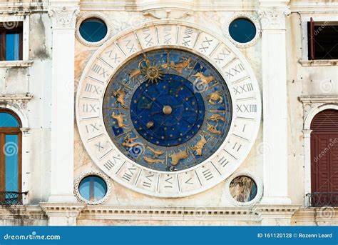 The Astronomical Clock Of San Marco Venice Stock Photo Image Of