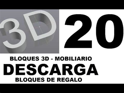 AUTOCAD 2023 3D DESCARGA BLOQUES PARA AUTOCAD LINK EN LA