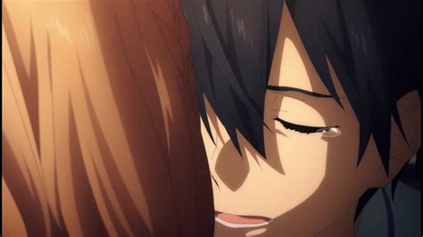 Hd Engsub Asuna Comforts Kirito After Deleting Their Y Of