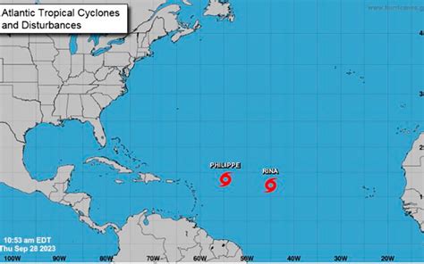 La tormenta Rina se forma en el centro del Atlántico y puede