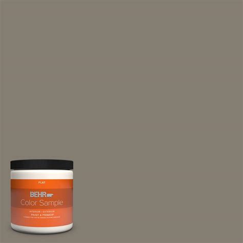 BEHR PREMIUM PLUS 8 Oz MQ2 53 Smoky Trout Flat Interior Exterior