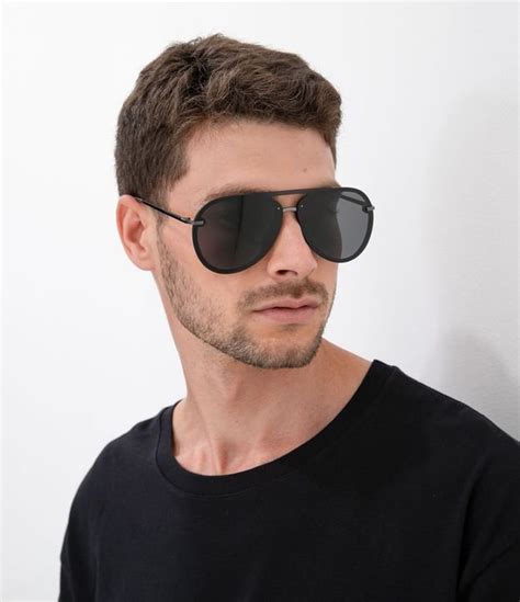 Óculos de Sol Masculino Modelo Aviador Preto