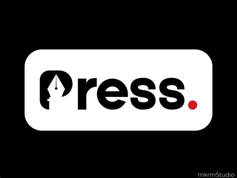 PRESS typographic logo design by @mkrmStudio by Mukaram Awan on Dribbble