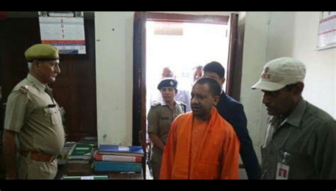 Inspection Day 2 Cm Yogi Adityanath Pays Surprise Visit To Hazratganj