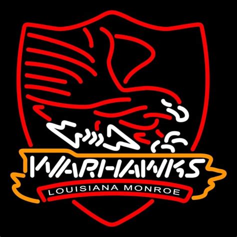 Custom Louisiana Monroe Warhawks Alternate Pres Logo Ncaa Neon Sign