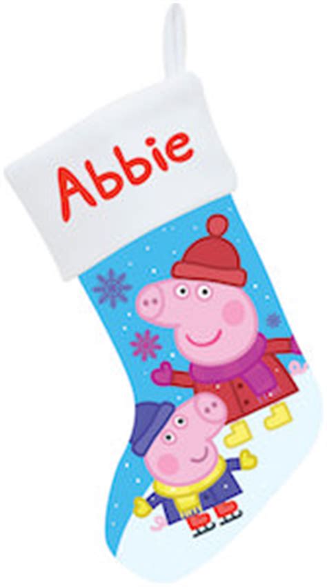 Peppa Pig Personalized Christmas Stocking