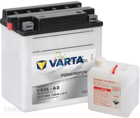 Akumulator 12V 9Ah 130A Powersports Freshpack VARTA 509016013I314PS