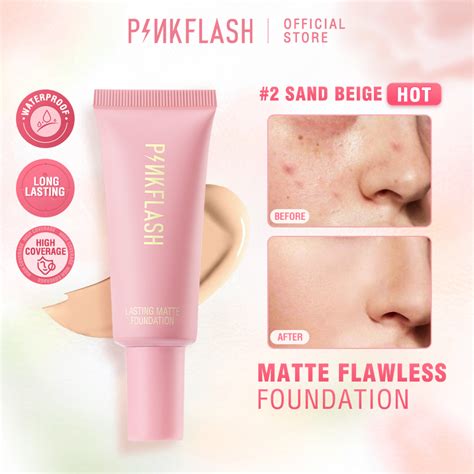 Pinkflash Full Coverage Face Foundation Waterproof Bb Cream Weightless